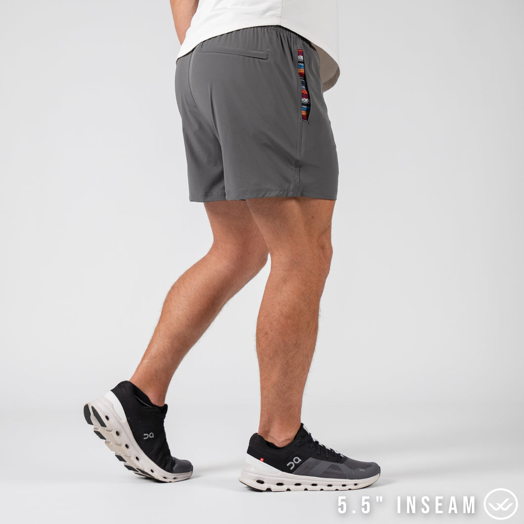 Flow 2.0 Short (Athletic) - Charcoal 5.5