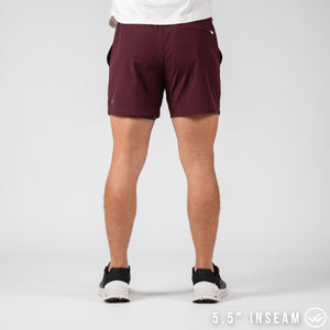 Flow 2.0 Mod Short (Athletic) - Plum 5.5" & 7"