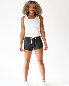 Kozie Short-Black-far-front