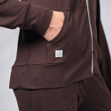 Kozie Zip-Hoodie - Mahogany