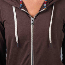 Kozie Zip-Hoodie - Mahogany