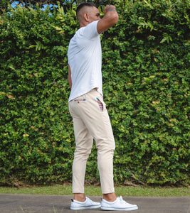 Sapien Pant (Casual Stretch) - Ivory - Lifestyle