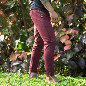 Sapien Pant (Casual Stretch) - Merlot - Hero - Tall