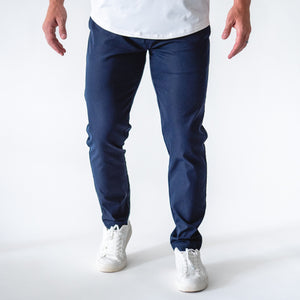 Sapien Pant (Casual Stretch) - Deep Sea - Front - White Backdrop