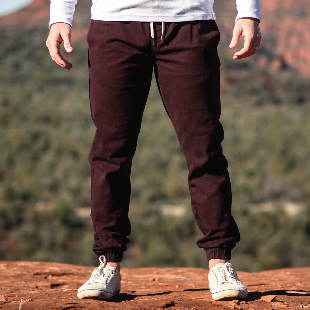 Rambler Jogger - Merlot - front