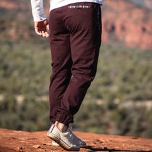 Rambler Jogger - Merlot - right and back